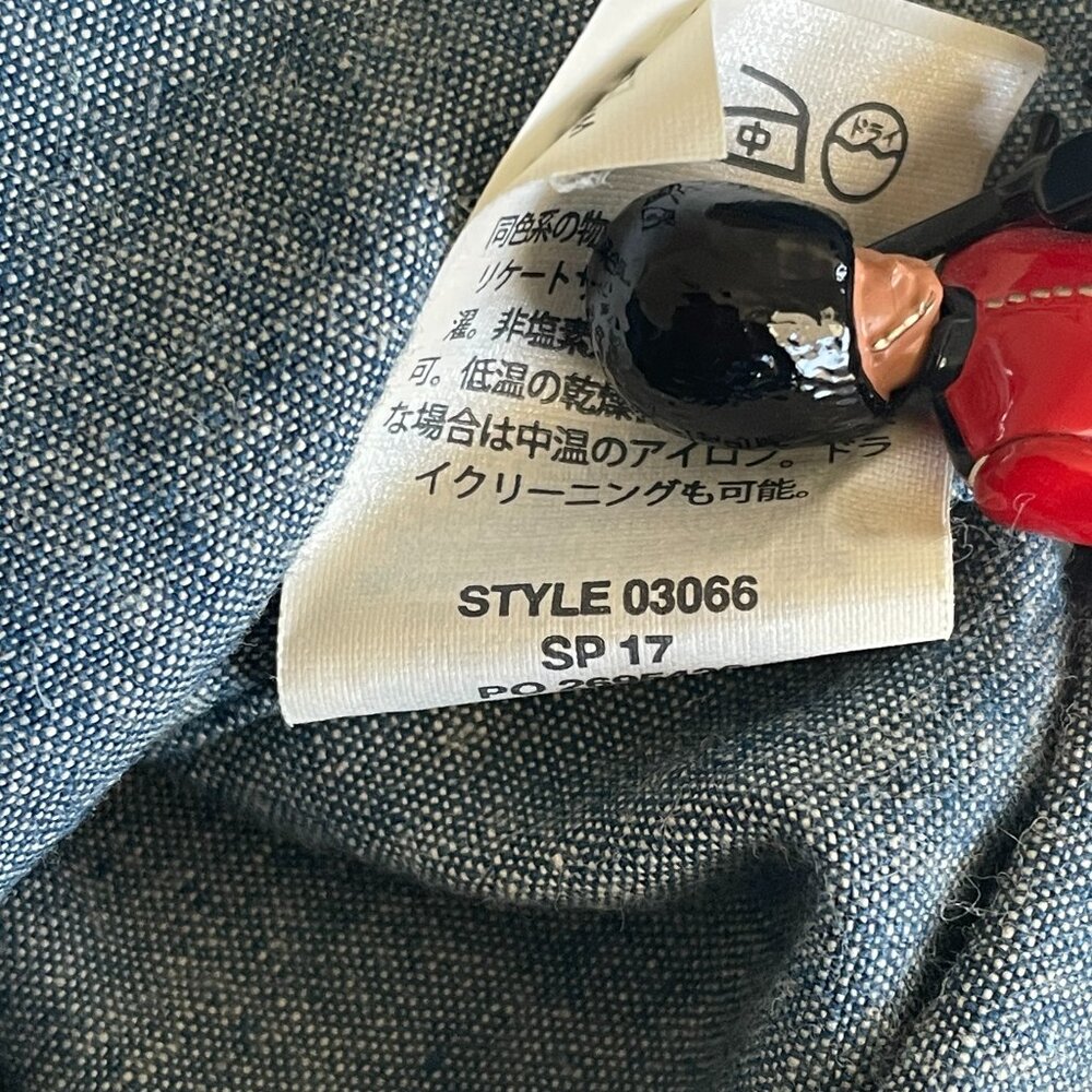NWOT J.Crew Men's M Slim Fit Japanese Chambray Shirt Retail $98 - Picture 7 of 9